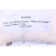 2003 2004 Audi A6 Allroad 2.7 Throttle Body Hose Tube 078133356T
