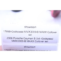 2005-2012 Porsche Cayman Boxster 987 Coilover Set Strut Spring Godspeed