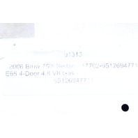 2007 2008 BMW 750i 760i Alpina B7 AM FM CD Radio Player 65126947711 OEM