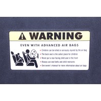 2006-2010 BMW M5 Sun Visor Right 7897614 OEM