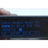 1998 BMW M3 Convertible E36 2-Door 3.2 Roof Convertible Top Control Module OEM