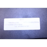 1998 BMW M3 Convertible E36 2-Door 3.2 Roof Convertible Top Control Module OEM