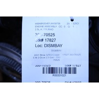 2001-2002 BMW 325i 525i Z3 M54 2.5 Engine Motor - 11007506888 OEM