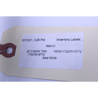 2013 BMW 750li Oil Cooler Line Line Pipe Pair OEM