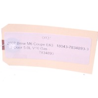 2006-2010 BMW M5 M6 S85 Fuel Injector OEM