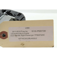 2011-2016 Porsche Cayenne Interior Inside Door Pull Handle Right OEM