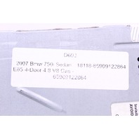 2007 BMW 750i DVD GPS Navigation Player OEM