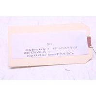 2012 BMW X5 xDrive50i 4.4 V8 Left Heat Shield - 11657577003 OEM