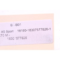 2010-2013 BMW X5 X6 Front Exhaust Manifold Header Pipe - 18307577826 OEM