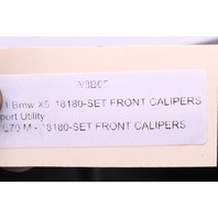 2011-2018 BMW X5 M Front Brake Caliper Pair 34116776785, 34116776786 OEM