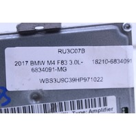 2017 BMW M4 F83 Harman Becker Amp Amplifier 65126834091 OEM