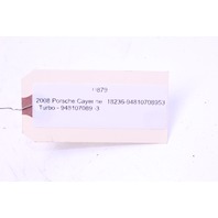 2008 Porsche Cayenne Turbo Turbo Oil Line Pipe OEM