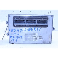 2003 Jeep Liberty 3.7 AT 4 x 4 Engine Computer Module ECU ECM DME OEM
