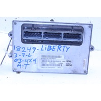 2003 Jeep Liberty 3.7 AT 4 x 4 Engine Computer Module ECU ECM DME OEM