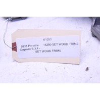 987 Porsche Boxster Cayman cup holder shifter dash interior trim set Macassar OEM