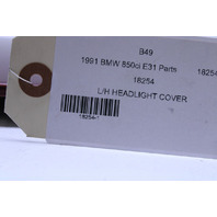 1991-1997 BMW 850ci E31 Headlight Cover Lid Left NOTE OEM