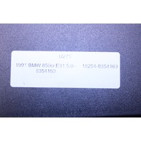 1991 BMW 850ci E31 5.0 Body Control Module BCM OEM