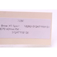 2007-2010 BMW X5 Trunk Lid Handle Release Switch 51247118158 OEM