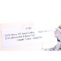 2010 BMW X5 AC Air Conditioner Suction Pipe Line OEM