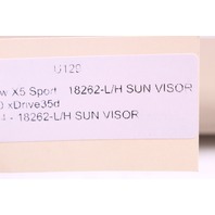 2007-2010 BMW X5 Driver Left Sun Shade Visor 51168037385 OEM