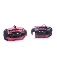 2004 2005 2006 Porsche Cayenne Turbo Rear Brake Caliper Set Pair Brembo Red OEM