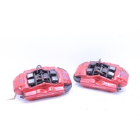 2004 2005 2006 Porsche Cayenne Turbo Rear Brake Caliper Set Pair Brembo Red OEM