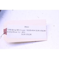 1999 BMW M3 Coupe E36 2-Door 3.2 Right Sun Visor