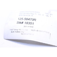 1997 Bmw M3 Sedan E36 3.2 Right Front Window Regulator 51331977610 OEM