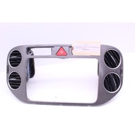 2009-2010 Volkswagen Tiguan Center Dash Radio Bezel Trim 5M0858071K OEM