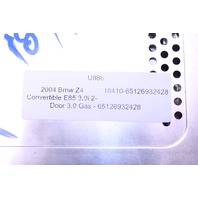 2004 BMW Z4 Convertible AM FM Radio CD Player 65126932428 OEM