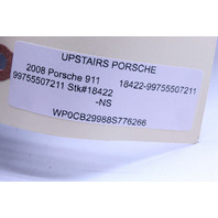 2005-2012 Porsche 911 997 Convertible Right Rear Quarter Trim Panel OEM