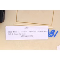 2001-2006 BMW 325ci 330ci M3 Coupe Sunroof Motor Switch Headliner Cover OEM