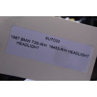 1986 1987 BMW 735i E23 Headlight Head Lamp Right 1371382 OEM