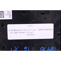 2016 BMW X1 F48 2.0 Overhead Console Dome Map Reading Light 9391939 OEM