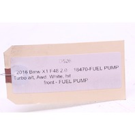 2016 Bmw X1 F48 2.0 Turbo a/t, Awd, White, hit front - FUEL PUMP OEM