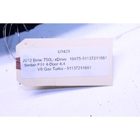 2012 Bmw 750Li xDrive Sedan Turbo Driver Left Kindey Grille 51137211661 OEM