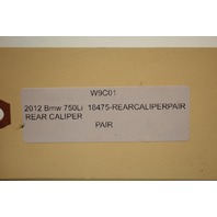 2011-2016 BMW 750Li Rear Brake Caliper Pair Set OEM
