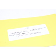 2014 BMW X6 F16 4.4 V8 Gas Turbo Driver Left Side Marker Light 51657207173 OEM