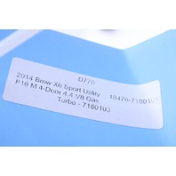 2010-2018 BMW X5 X5M X6 X6M Fuel Pump Sending Unit OEM