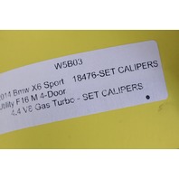 2010 2011 2012 2013 BMW X5M X6M E70 Brake Caliper Set Front Rear Brembo OEM