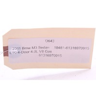 2008 2009 2010 2011 2012 2013 BMW M3 Dash Traction Window Shade Switch Bank Panel OEM