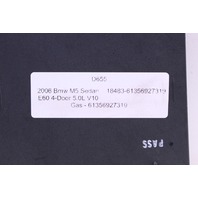 2006 BMW M5 Front Seat Control Module OEM