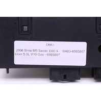 2006 BMW M5 Seat Heater Parking Switch Panel Module 6985807 OEM