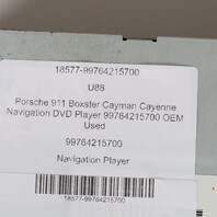 Porsche 911 Boxster Cayman Cayenne Navigation DVD Player 99764215700 OEM