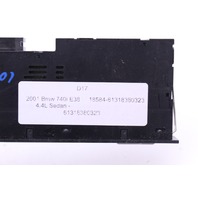2001 Bmw 740i E38 4.4L Sedan PDC DSC Seat Heater Switch Bank 8380323 OEM