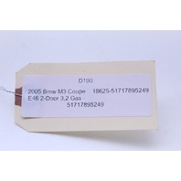 2005 Bmw M3 Coupe 3.2 Driver Left Strut Brace 51717895249 OEM