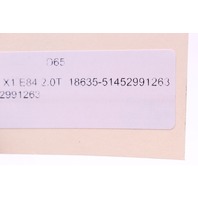 2013 BMW X1 Front Storage Compartment 51452991263 OEM