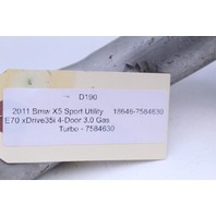 2011 BMW X5 Water Coolant Engine Inlet Pipe Line OEM