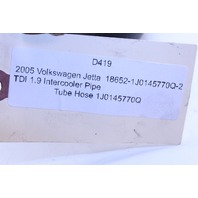2005 Volkswagen Jetta TDI 1.9 Intercooler Pipe Tube Hose 1J0145770Q OEM
