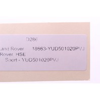 2006 Land Rover Range Rover Sport Front Left Master Window Switch YUD501020PVJ OEM